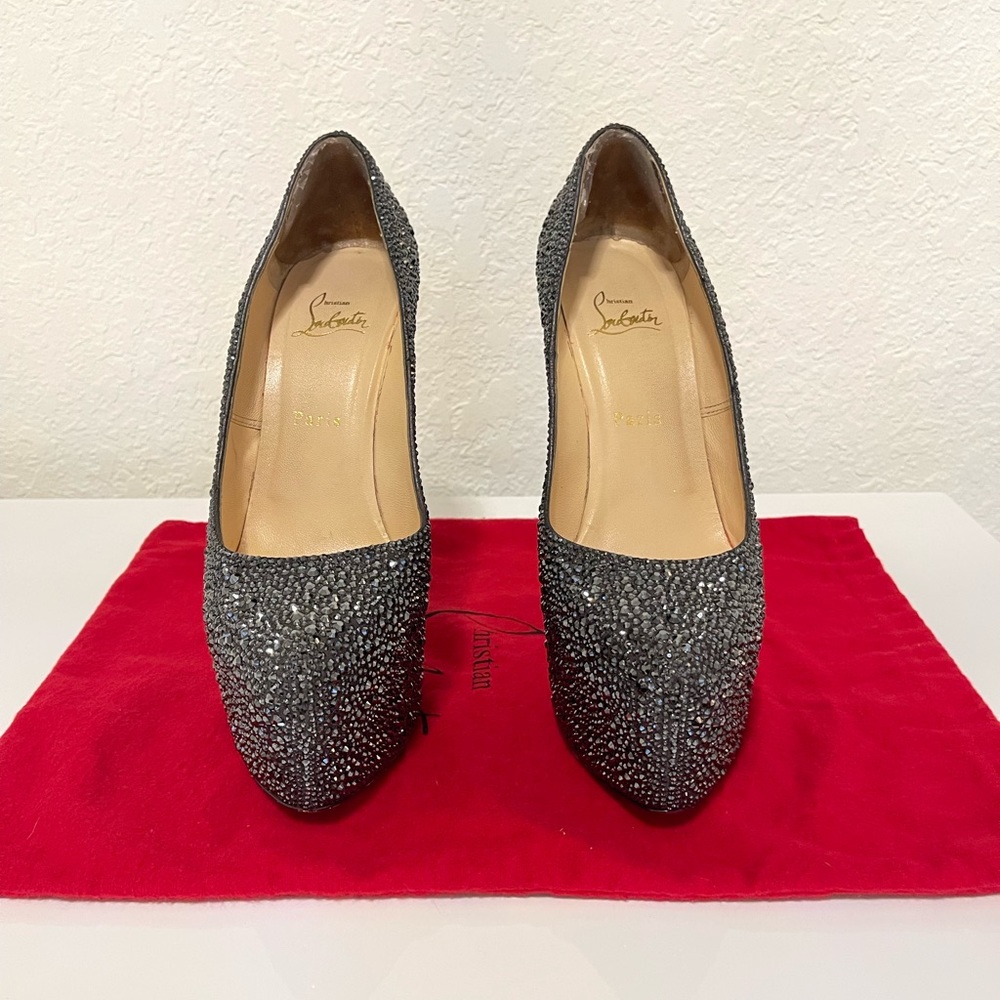 Christian Louboutin Strass grey